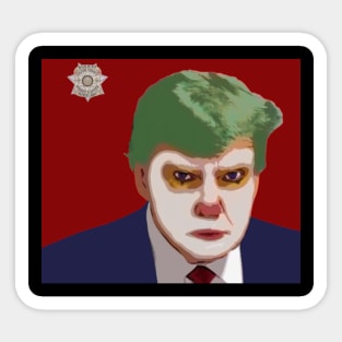 trump mugshot Sticker